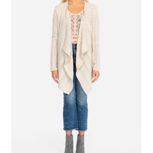 Johnny was Camille draped cardigan